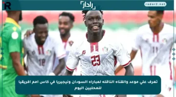 تعرف على موعد والقناة الناقلة لمباراة السودان ونيجيريا في كأس أمم إفريقيا للمحليين اليوم